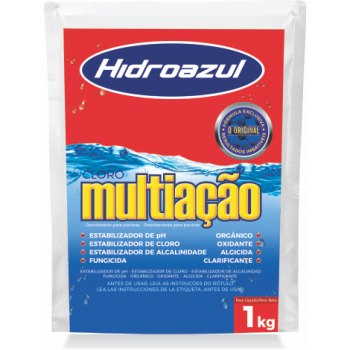 Cloro Multiação Hidroazul pct 1kg