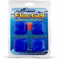 Gel Clarificante Floc Gel Hidroazul blister com 4 cubos